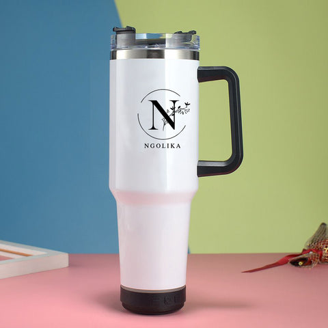 Stainless steel Tumbler Color White & Black Stainless steel Tumbler Color White & Black