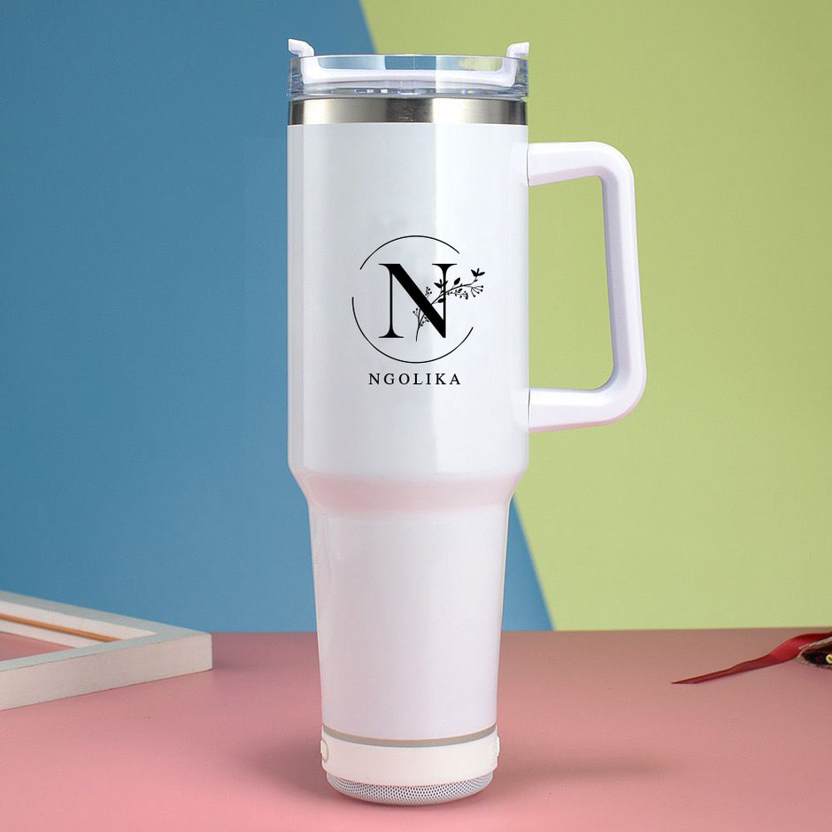 Stainless steel Tumbler Color White & Black – Ngolika